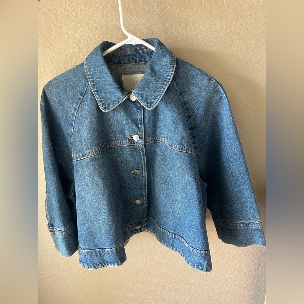 Zara Layered Denim Jacket